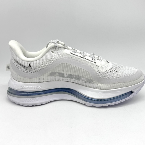 Nike Pegasus Premium White Metallic Silver Sz 7 M / 8.5 W New Running HQ2592-102 - Picture 7 of 11